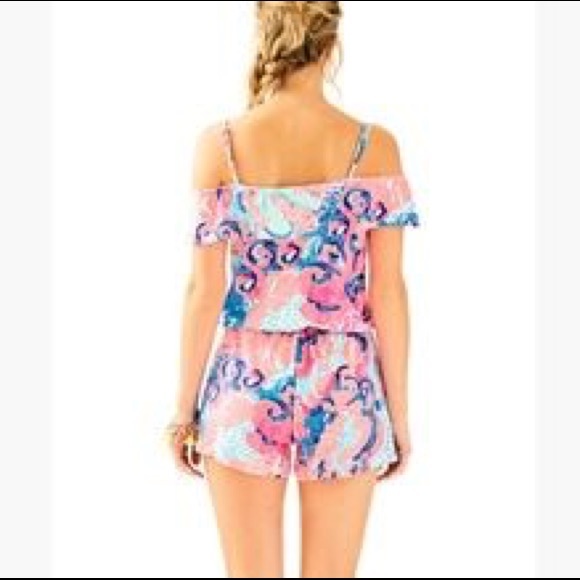 Klea romper- coral reef I’m so jelly 🐙 - Picture 3 of 7